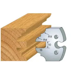 Jeu De 2 Contre-Fers Profiles Ht.50Mm N°250 ref 856.250 Leman