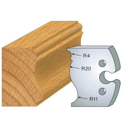 Jeu De 2 Contre-Fers Profiles Ht.50Mm N°254 ref 856.254 Leman