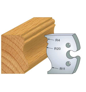 Jeu De 2 Contre-Fers Profiles Ht.50Mm N°254 ref 856.254 Leman