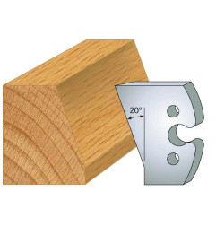 Jeu De 2 Contre-Fers Profiles Ht.50Mm N°259 ref 856.259 Leman