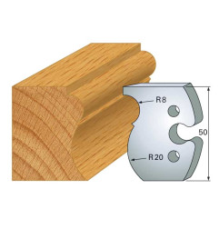 Jeu De 2 Contre-Fers Profiles Ht.50Mm N°260 ref 856.260 Leman