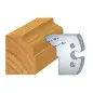Jeu De 2 Contre-Fers Profiles Ht.50Mm N°273 ref 856.273 Leman