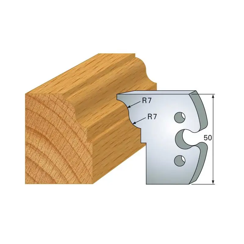 Jeu De 2 Contre-Fers Profiles Ht.50Mm N°274 ref 856.274 Leman