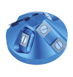 P.O. Coupe D'Onglet 45°/Chanfrein D75/20Xht.29 Z6+Vis M14 ref 075.45.30 Leman