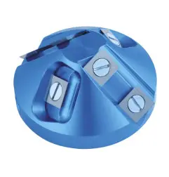 P.O. Coupe D'Onglet 45°/Chanfrein D75/20Xht.29 Z6+Vis M14 ref 075.45.30 Leman