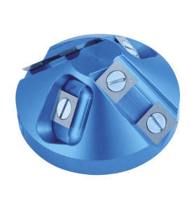 P.O. Coupe D'Onglet 45°/Chanfrein D75/20Xht.29 Z6+Vis M14 ref 075.45.30 Leman