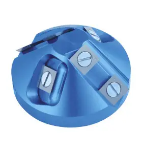 P.O. Coupe D'Onglet 45°/Chanfrein D75/20Xht.29 Z6+Vis M14 ref 075.45.30 Leman
