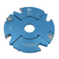 Po Extensible D140 Al30 Ep14/28 Z4+V4 À Feuillure/Rainure/Tenon ref 928.140.30.1428 Leman
