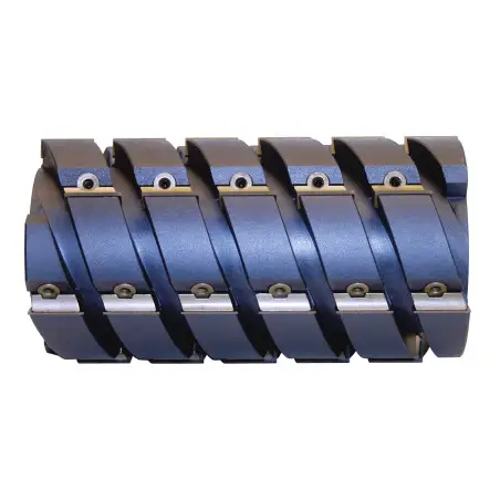 P.O. A Raboter Helicoidal D125Xht.118Xal.40 Z15 Coupe Progressive ref 990.9.125.40.12 Leman