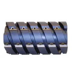 P.O. A Raboter Helicoidal D125Xht.230Xal.40 Z30 Coupe Progressive, Plaquettes Angles Tronqués ref 990.9.125.40.23 Leman