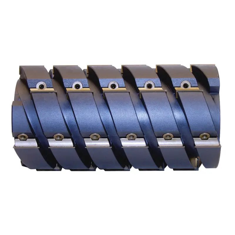 P.O. A Raboter Helicoidal D125Xht.230Xal.40 Z30 Coupe Progressive, Plaquettes Angles Tronqués ref 990.9.125.40.23 Leman