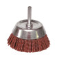 Brosse Conique D.75 / Tige De 6X30 Nylon Gr80 ref 130.071V Leman