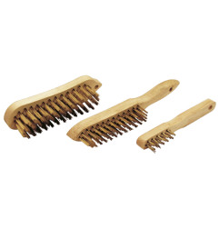 Vente de LOT 3 BROSSES VIOLON /BOUGIE FIL acier laitonné Leman, numéro 9374 / mn_710.03 à 10,83 €HT soit 12,99 €TTC. 