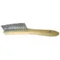Brosse En V Spec. Soudure 295X145X35 Fil Inox 0,35 Manuelle ref 750.233 Leman