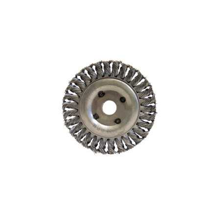 Brosse Circulaire D125 Al22.2 Fil 0.50 Acier Tors ref 420.125 Leman