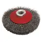 Brosse Cuvette D.100 M14 Fil 0.30 Acier Ondule ref 520.100 Leman