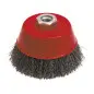Brosse Conique D.60 M14 Fil 0.30 Acier Ondule ref 540.060 Leman