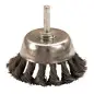 Brosse Conique D70 Fil 0.50 Acier Torsade Tige De 6X30 ref 220.070V Leman
