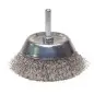Brosse Conique D75 Fil 0.30 Inox Ondule Tige De 6X30 ref 310.075I Leman