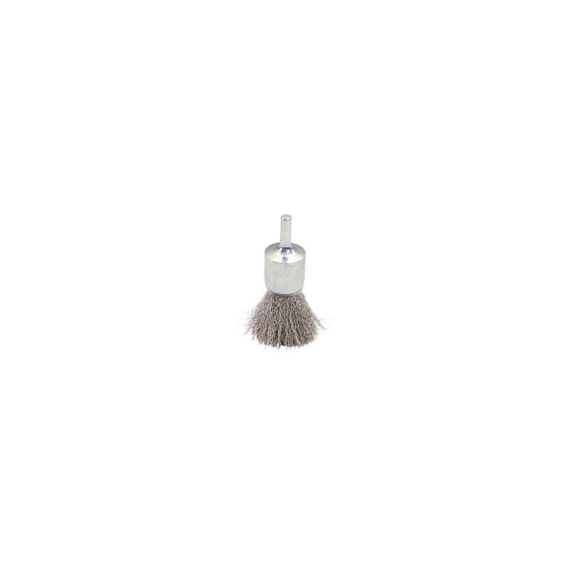 Brosse Pinceau D22 Fil 0.30 Inox Ondule Tige De 6X17 ref 320.022I Leman