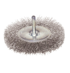 Vente de BROSSE CIRCULAIRE D.75 / TIGE DE 6x30 FIL 0.30 INOX ondulé Leman, numéro 9453 / mn_330.075I à 9,99 €HT soit 11,99 €TTC.