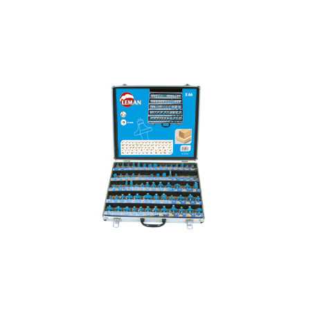 Coffret 66 Fraises De Defonceuse Assorties Q8 Hm ref 428.700.66 Leman