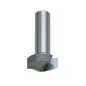 Fraise Pour Coin Sup D25,4 Lu12,7 Q12 ref 4592.725.00 Leman