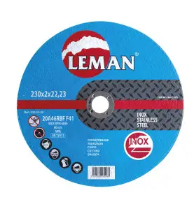 Disque Tronconnage Inox 115X1.6X22.23 F41 ref 115.16.25 Leman
