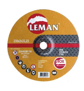 Disque Tronconnage Inox 115X1.0X22.23 F41 ref 1151049.25 Leman