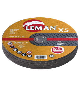 Disque Tronconnage Inox 115X1.6X22.23 Lot De 5 F41 ref 1151649.05 Leman