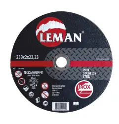 Disque Tronconnage Inox 230X2.0X22.23 F41 ref 1701232 Leman