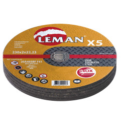 Disque Tronconnage Inox 230X2.0X22.23 Lot De 5 F41 ref 2302049.05 Leman