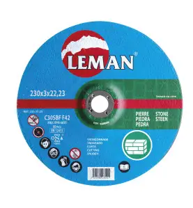 Disque Tronconnage Materiaux 115X3.0X22.23 F42 ref 113.10.25 Leman