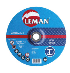 Disque Tronconnage Metal 115X1.0X22.23 F41 ref 110.00.25 Leman