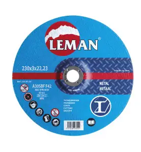 Disque Tronconnage Metal 115X1.0X22.23 F41 ref 110.00.25 Leman