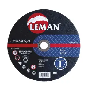 Disque Tronconnage Metal 76X1.0X10 F41 ref 1108761 Leman