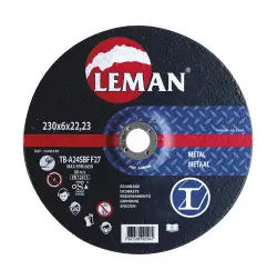 Disque Ebarbage Metal 115X6.0X22.23 F27 ref 1606115 Leman