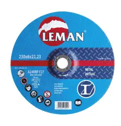 Disque Ebarbage Metal 230X6.0X22.23 F27 ref 236.00.25 Leman