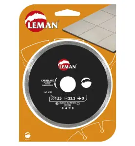 Disque Diamant Carrelage 115X22.23 Ht5 Jante Continue ref 68115 Leman