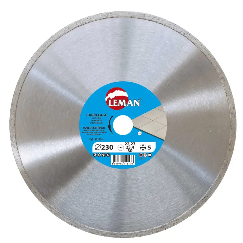 Disque Diamant Jc Carrelage 115X22.23 Ht5 Jante Continue ref 901154 Leman