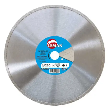 Disque Diamant Jc Carrelage 115X22.23 Ht5 Jante Continue ref 901154 Leman