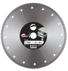 Disque Diam Jc Gres Cer 230 X 30/25.4/22.23 Ht7 Jante Continue ref 910230 Leman