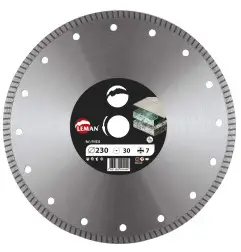 Disque Diam Jc Gres Cer 350X30/25.4 Ht7 Jante Continue ref 910350 Leman