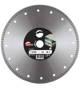 Disque Diam Jc Gres Cer 350X30/25.4 Ht7 Jante Continue ref 910350 Leman