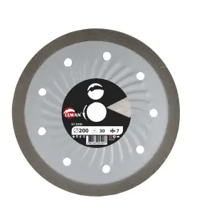 Disque Diam Jc Carrelage 125X22.23 Ht7 Jante Continue ref 920125 Leman