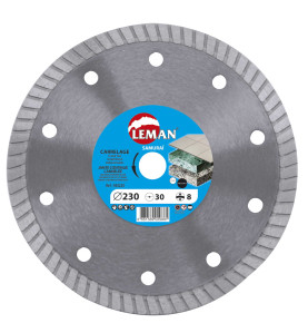 Disque Diam Jc Carrelage 115X22.23 Ht8 Jante Continue ref 930115 Leman