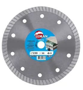 Disque Diam Jc Carrelage 115X22.23 Ht8 Jante Continue ref 930115 Leman