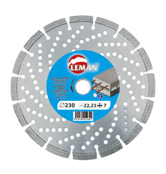 Disque Diamant Beton Acier 230 X 22.23Mm ref 55230 Leman