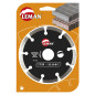 Disque Diamant Segments Maçonnerie 115X22.23 Ht 7 ref 66115 Leman
