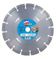 Disque Diamant Segments Beton Arme 115X22.23 ref 770115 Leman